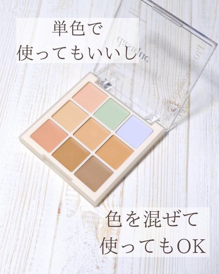 プロコンシーラーパレット/dasique/パレットコンシーラーを使ったクチコミ(4枚目)