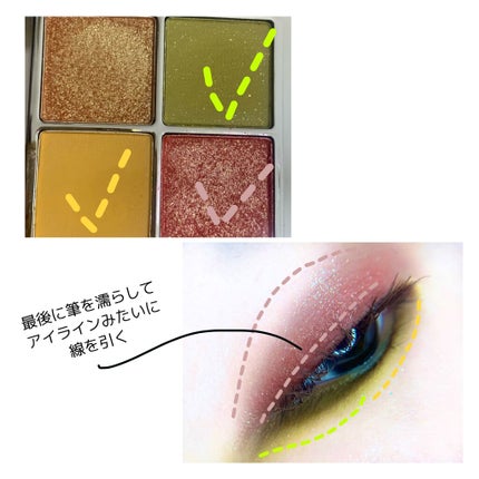 アイランドアドベンチャー4アイシャドウ/HEXZE(ヘックスゼ)/アイシャドウパレットを使ったクチコミ(6枚目)