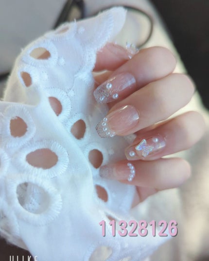 わん on LIPS 「可愛いネイルチップ探してる人必見!!SHEIN購入品✼••┈┈..」(2枚目)