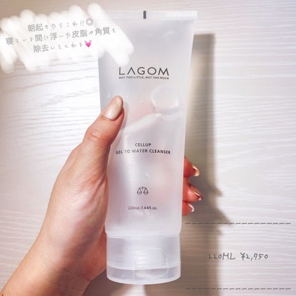 ラゴム ジェルトゥウォーター クレンザー(朝用洗顔)/LAGOM /その他洗顔料を使ったクチコミ(2枚目)
