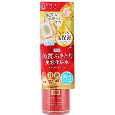 薬用クリアローション とてもしっとり/ネイチャーコンク/拭き取り化粧水を使ったクチコミ（1枚目）