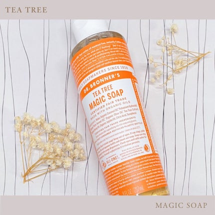 マジックソープ ティートゥリー/ドクターブロナー/ボディソープを使ったクチコミ(1枚目)