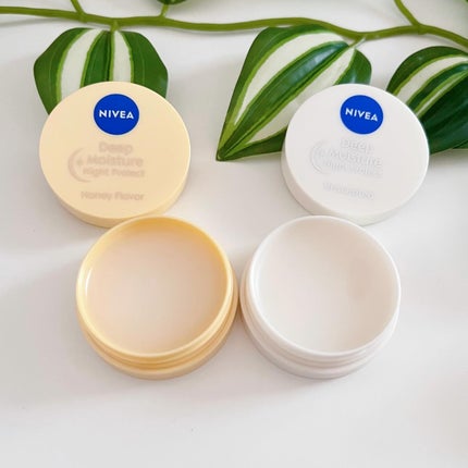 ディープモイスチャーナイトプロテクト 無香料/ニベア/リップマスクを使ったクチコミ(7枚目)