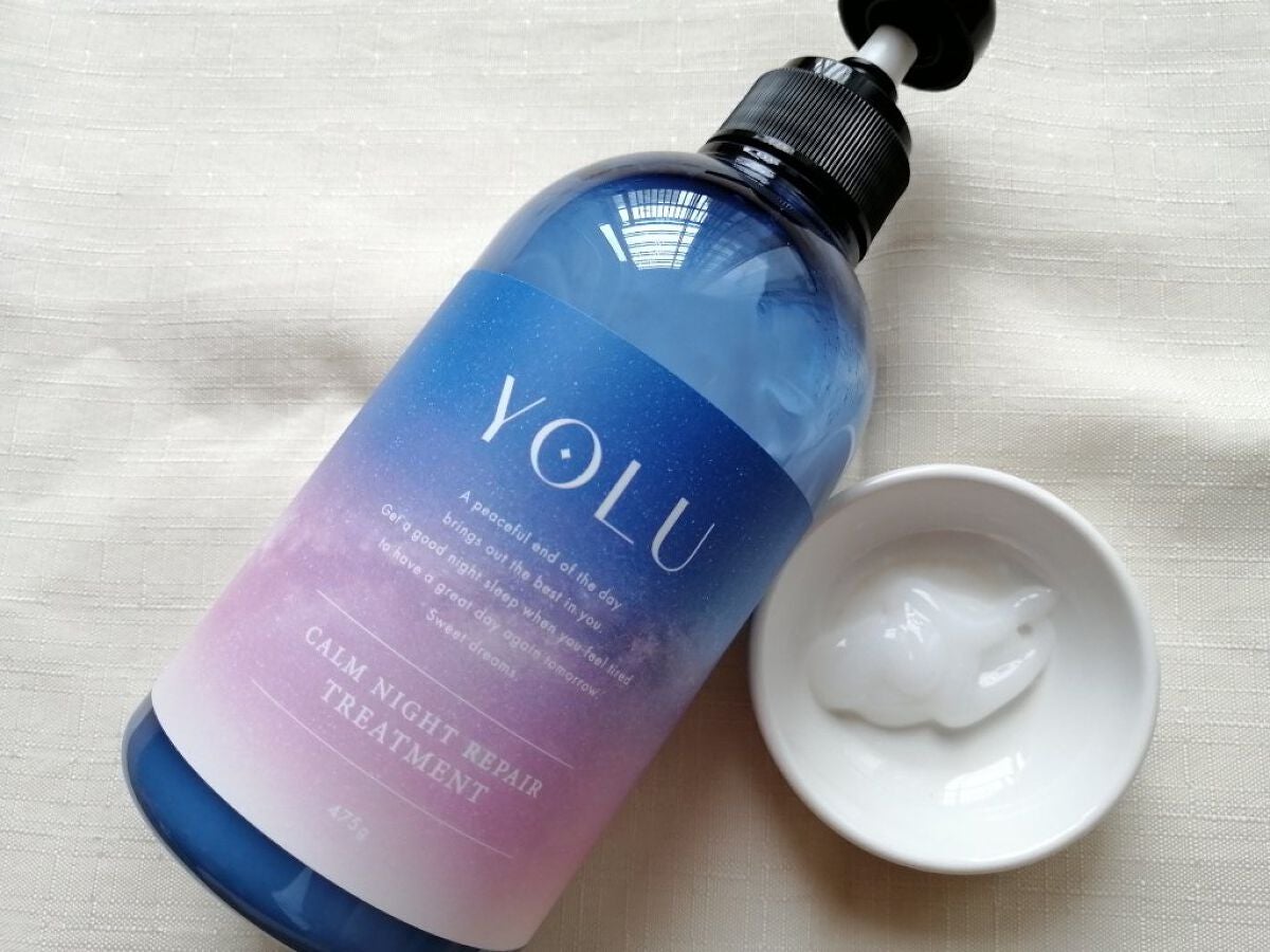 カームナイトリペアシャンプー/トリートメント/YOLU/市販シャンプーを使ったクチコミ(4枚目)