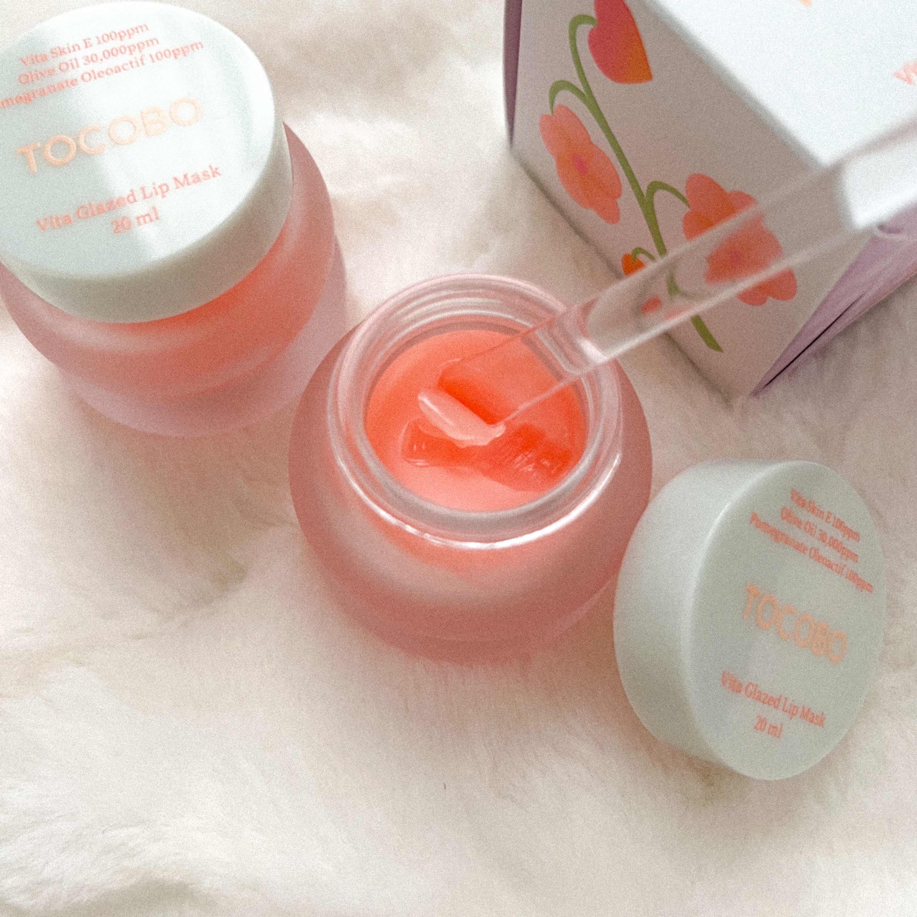 ビタグレーズドリップマスク/TOCOBO/リップマスクを使ったクチコミ（2枚目）