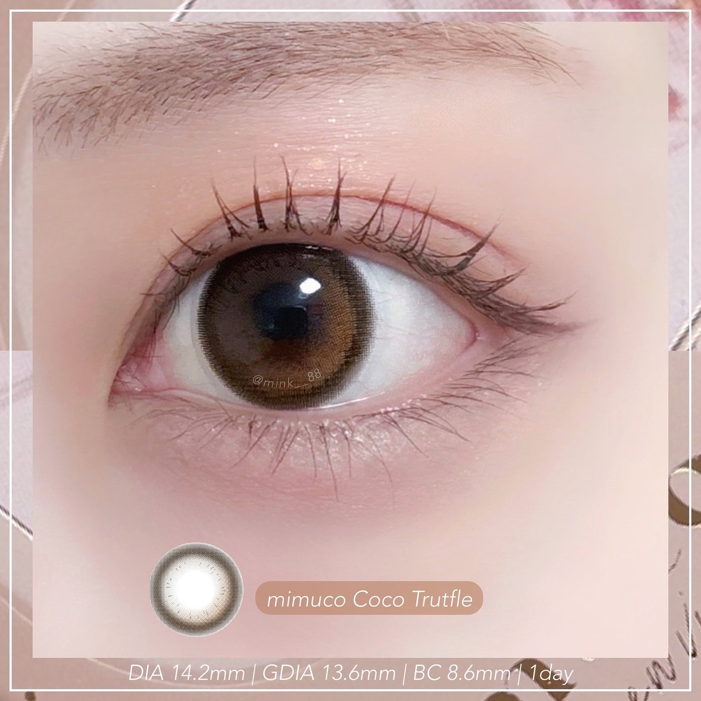 mimuco 1day/mimuco/ワンデー(1DAY)カラコンを使ったクチコミ(3枚目)