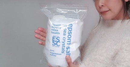 シークリスタルス エプソムソルト オリジナル/sea crystals/無機塩系入浴剤を使ったクチコミ(3枚目)