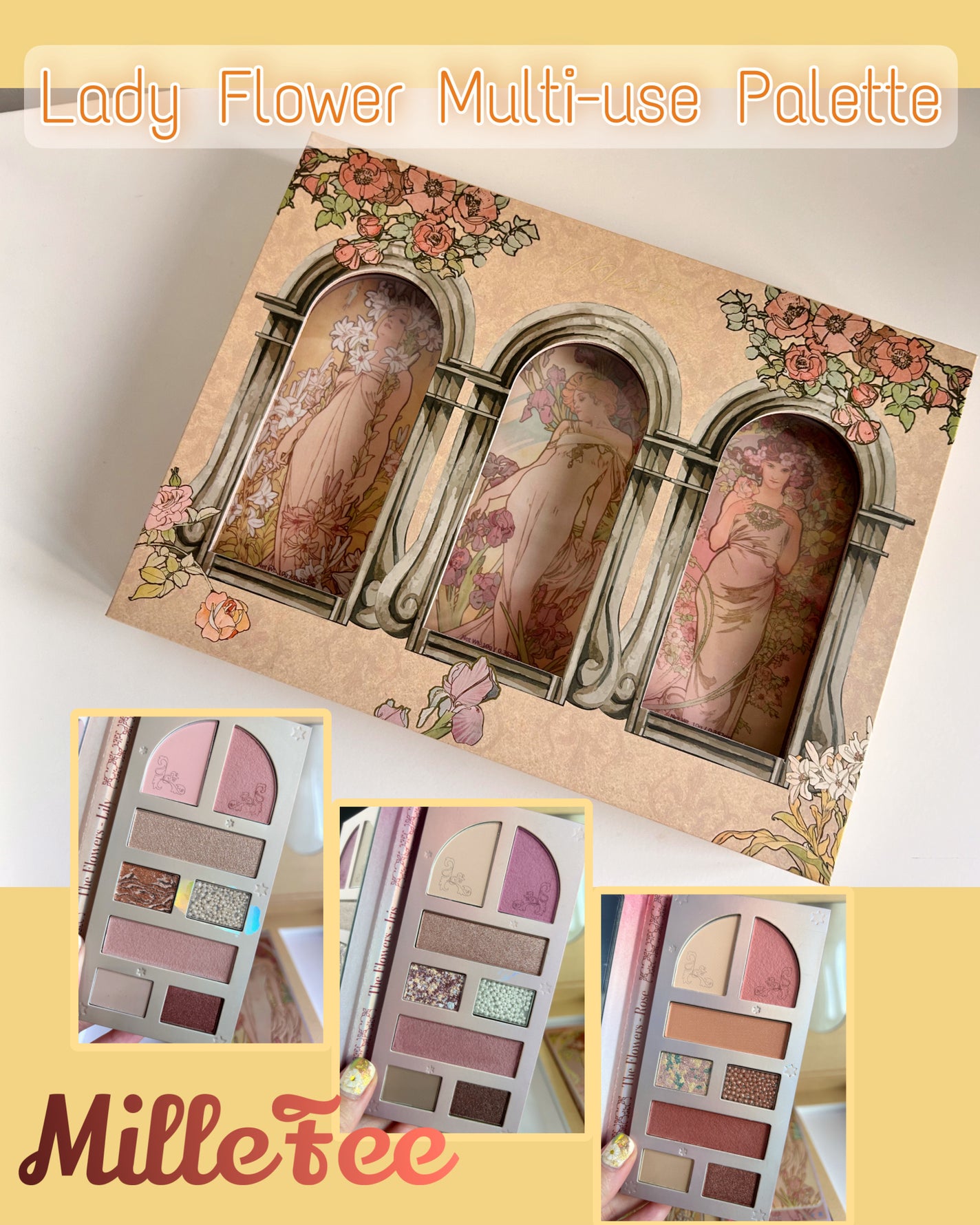 レディフラワーパレット/MilleFée/マルチパレットを使ったクチコミ(1枚目)