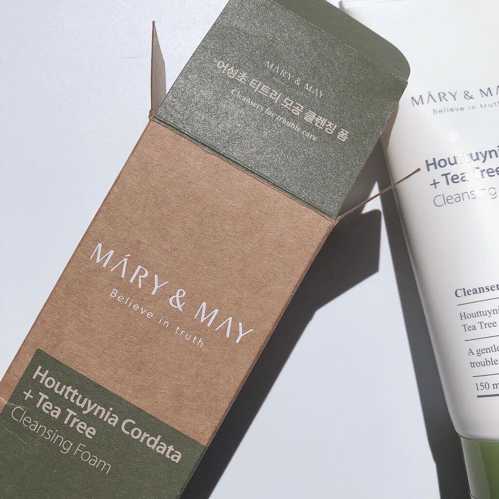 ドクダミティーツリー毛穴クレンジングフォーム/MARY&MAY/クレンジングクリームを使ったクチコミ(6枚目)