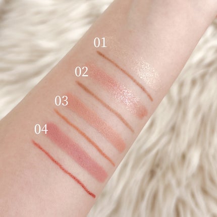 ニューデップスデュアルカラースティック/hince/スティックアイシャドウを使ったクチコミ(8枚目)