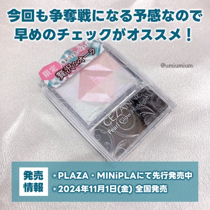 パールグロウニュアンサー/CEZANNE/パウダーハイライトを使ったクチコミ(8枚目)