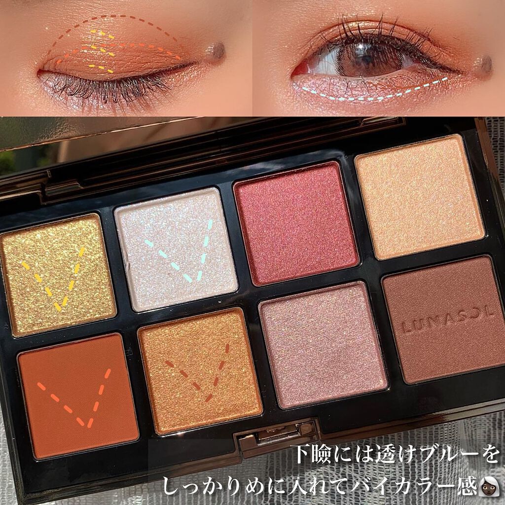 アイカラーレーション スペシャルエディション/LUNASOL/アイシャドウパレットを使ったクチコミ(3枚目)