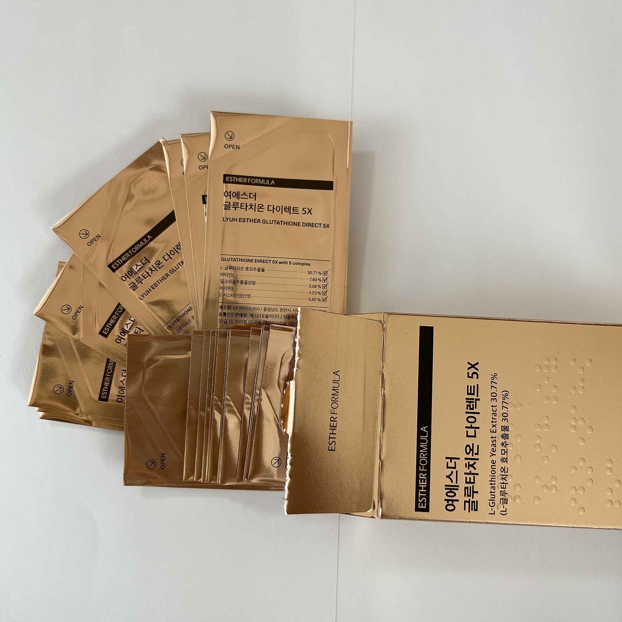ヨエスターグルタチオンダイレクト５X/ESTHER FORMULA/美容サプリメントを使ったクチコミ（1枚目）