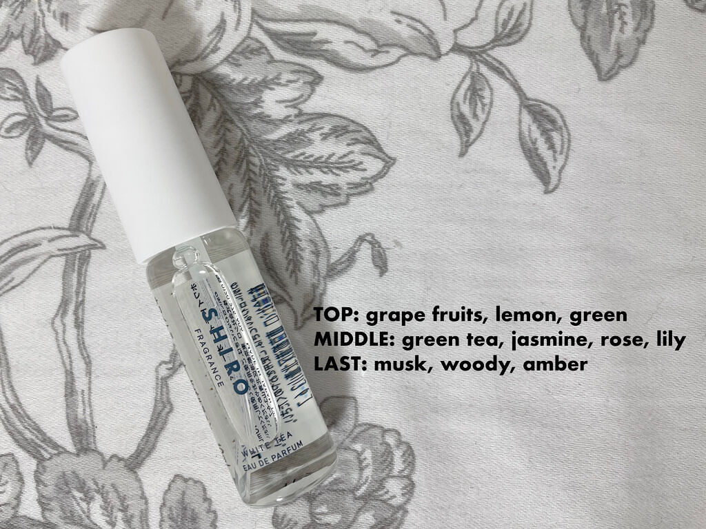 ホワイトティー オードパルファン ミニサイズ 10ml/SHIRO/香水(レディース)を使ったクチコミ（2枚目）