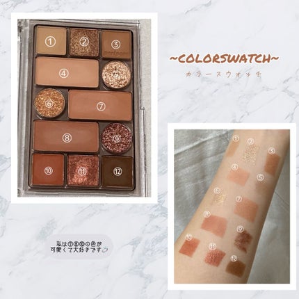 オールテイクムードテクニックパレット/PERIPERA/アイシャドウパレットを使ったクチコミ(4枚目)