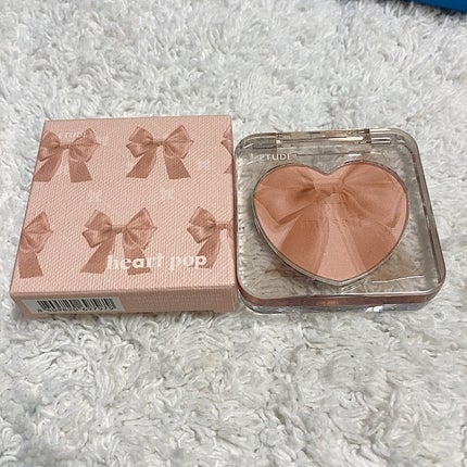 ハートポップブラッシャー シャルウィーダンス/ETUDE/パウダーチークを使ったクチコミ(2枚目)