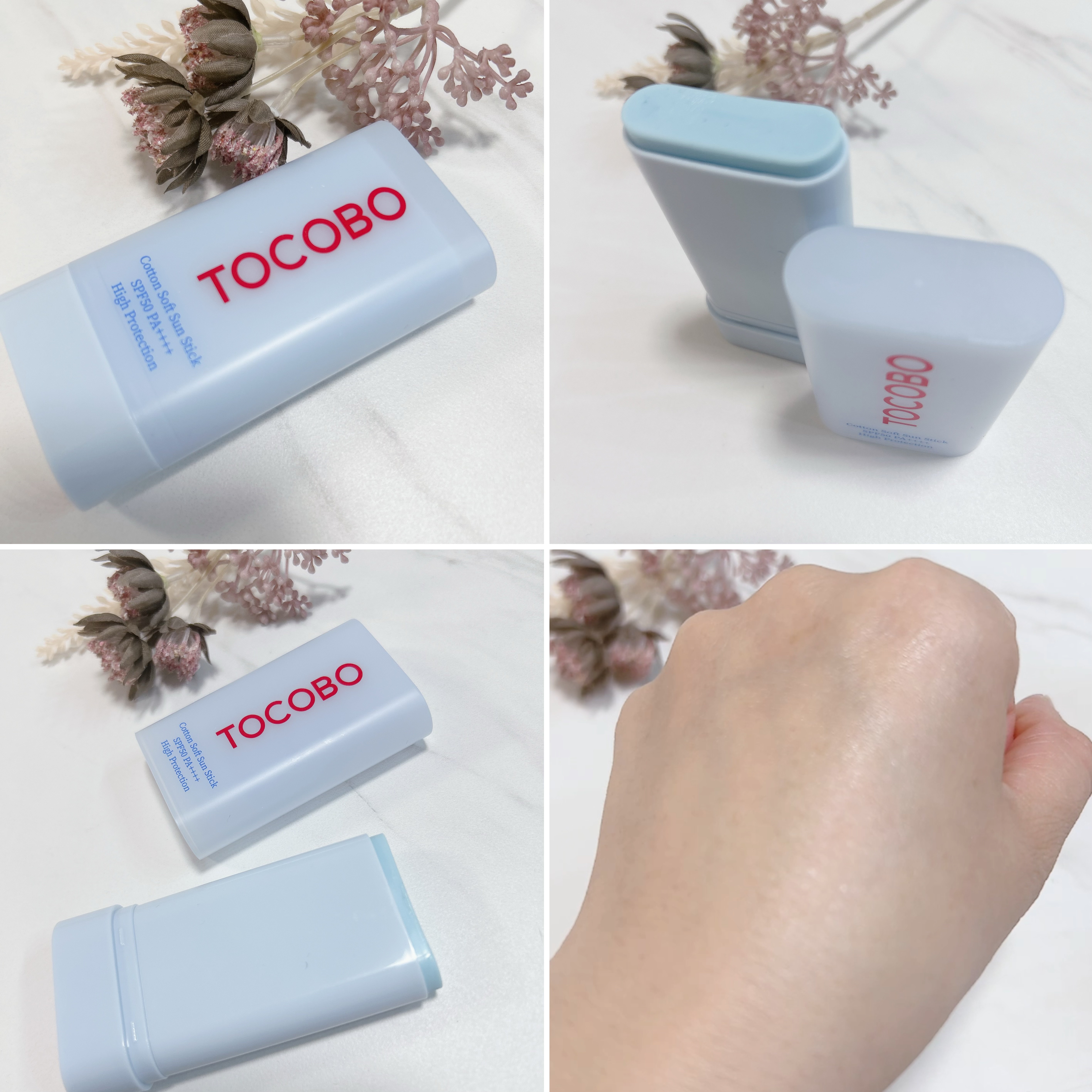 コットンソフトサンスティック/TOCOBO/日焼け止めスティックを使ったクチコミ（2枚目）