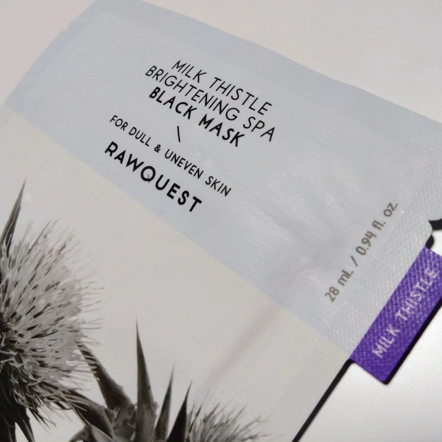 ミルクシスルブライトニングスパブラックマスク/RAWQUEST/シートマスク・パックを使ったクチコミ（2枚目）