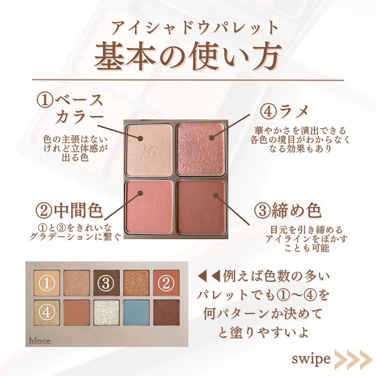 インザミラーアイパレット/Ririmew/アイシャドウパレットを使ったクチコミ（3枚目）