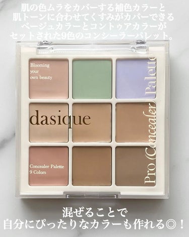 プロコンシーラーパレット/dasique/パレットコンシーラーを使ったクチコミ（2枚目）