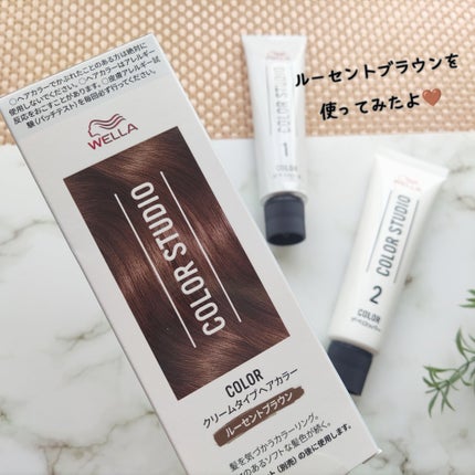 ウエラ カラースタジオ クリームタイプヘアカラー/ウエラ/ヘアカラーを使ったクチコミ(4枚目)