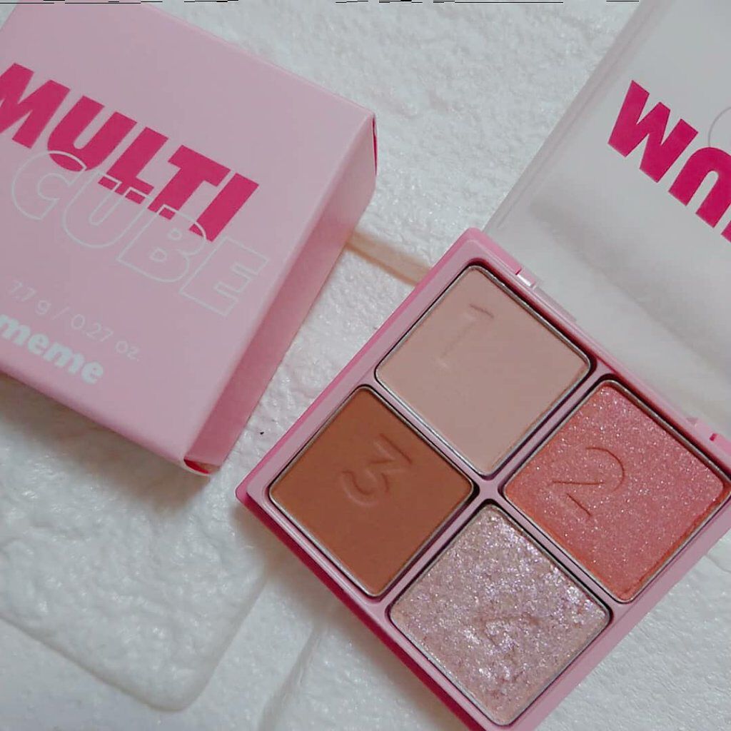 マルチキューブ 001 オール アバウト キャンディ ピンク/i’m meme/マルチパレットを使ったクチコミ（1枚目）