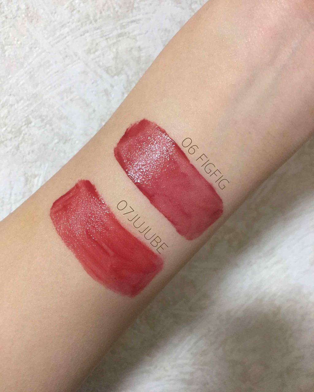 ジューシーラスティングティント/rom&nd/リップティントを使ったクチコミ(2枚目)