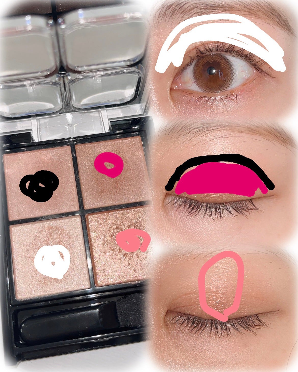 ケイト ポッピングシルエットシャドウ/KATE/アイシャドウパレットを使ったクチコミ(3枚目)