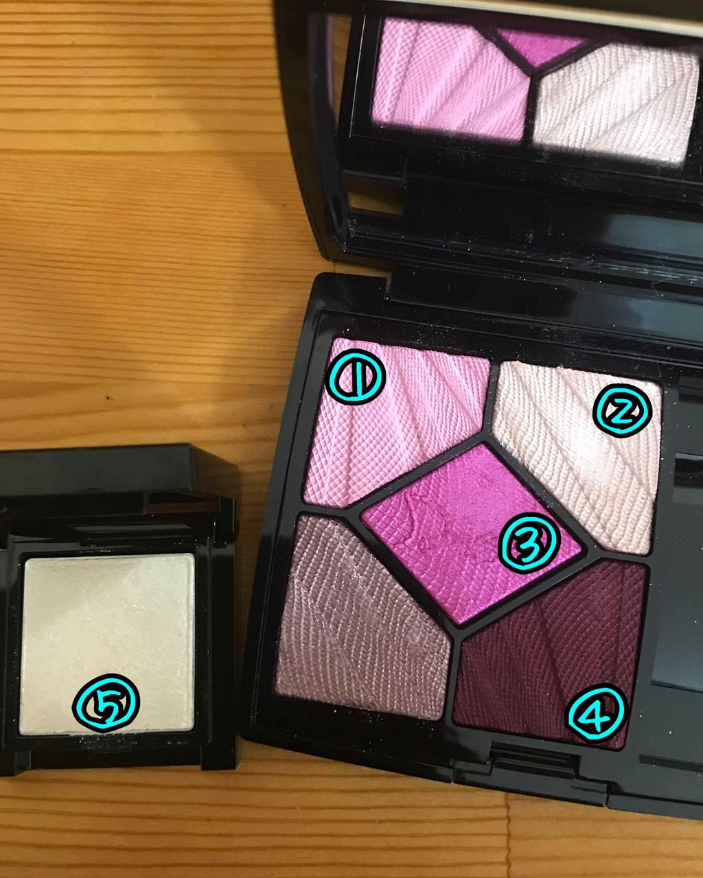 サンク クルール/Dior/アイシャドウパレットを使ったクチコミ(1枚目)