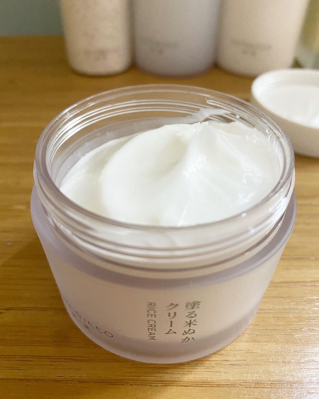塗る米ぬかクリーム/米一途/フェイスクリームを使ったクチコミ(1枚目)