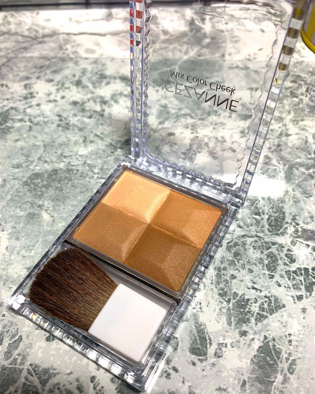 ミックスカラーチーク/CEZANNE/パウダーチークを使ったクチコミ(2枚目)