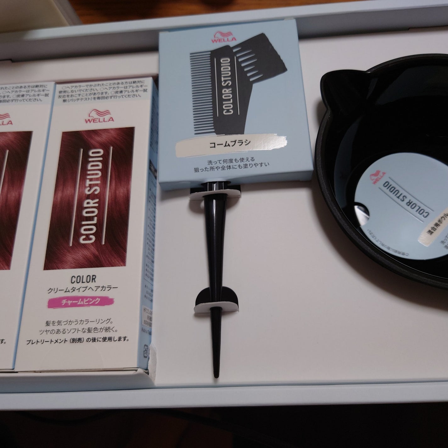 ウエラ カラースタジオ コームブラシ/ウエラ/ヘアコームを使ったクチコミ(2枚目)