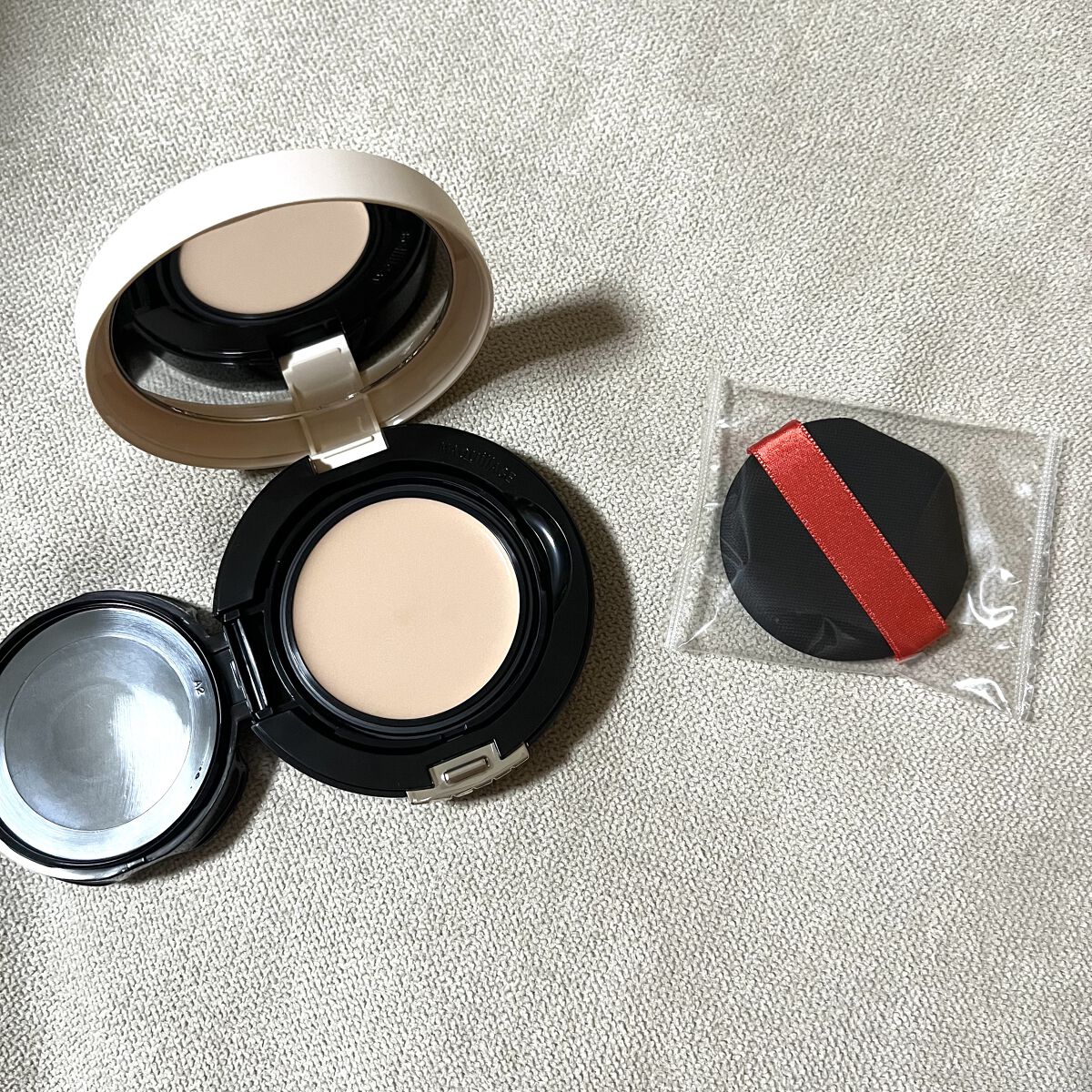 ドラマティッククッションジェリー 01　明るめ ～やや明るめの色/マキアージュ/クッションファンデーションを使ったクチコミ（3枚目）