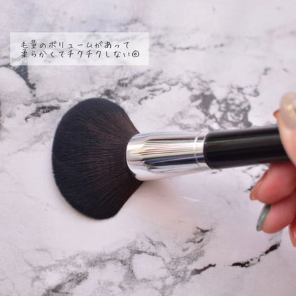 SIXPLUS 大きなサイズのパウダーブラシ(ブラック)F31/SIXPLUS/メイクブラシを使ったクチコミ(3枚目)