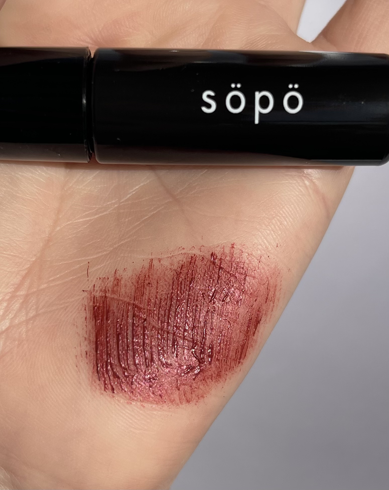 カラーマスカラ/sopo/マスカラを使ったクチコミ（3枚目）