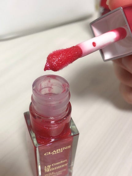 コンフォート リップオイル シマー/CLARINS/リップグロスを使ったクチコミ(3枚目)