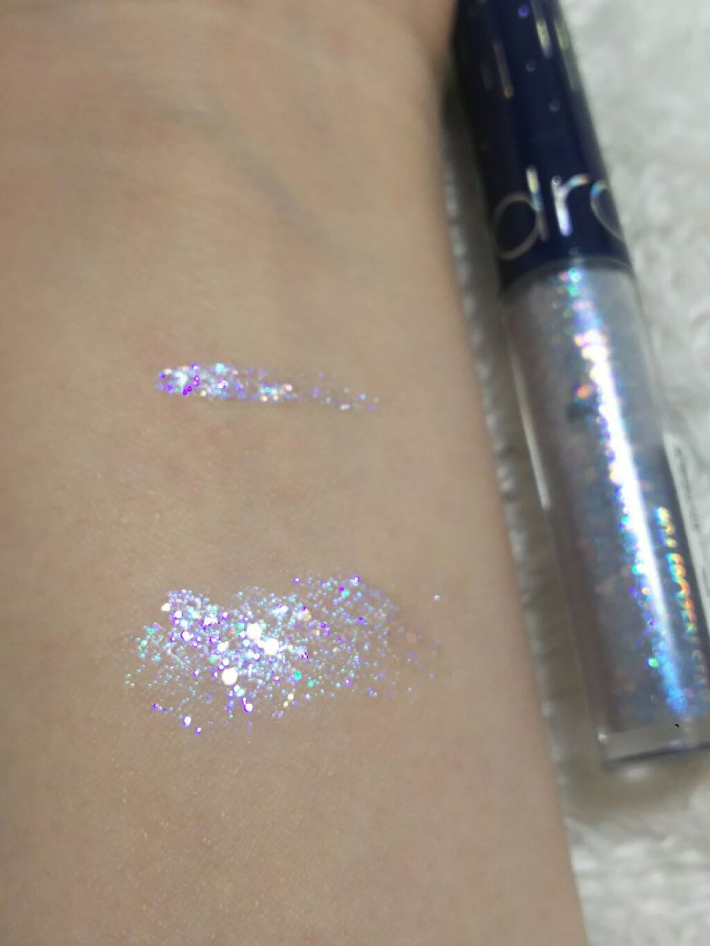 リキッド グリッター シャドウ/rom&nd/グリッターを使ったクチコミ（3枚目）