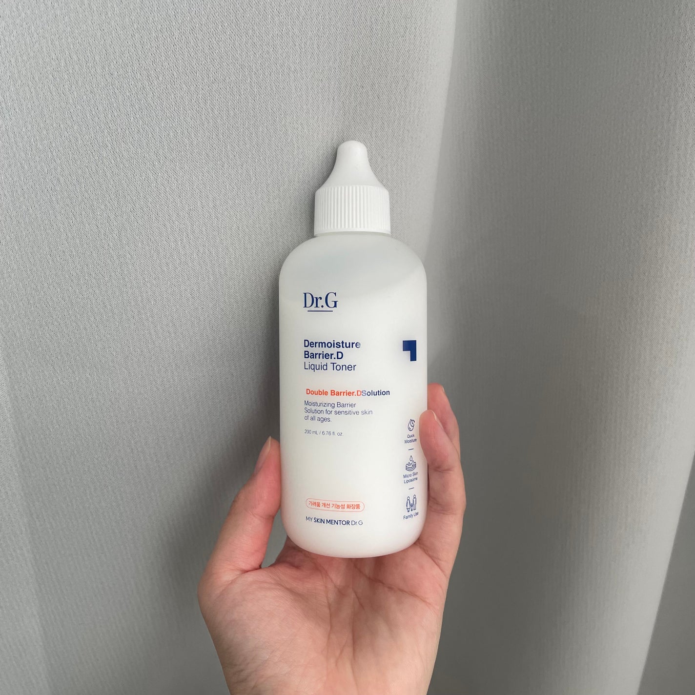 ザモイスチャーバリアDリキッドトナー/Dr.G/化粧水を使ったクチコミ(2枚目)