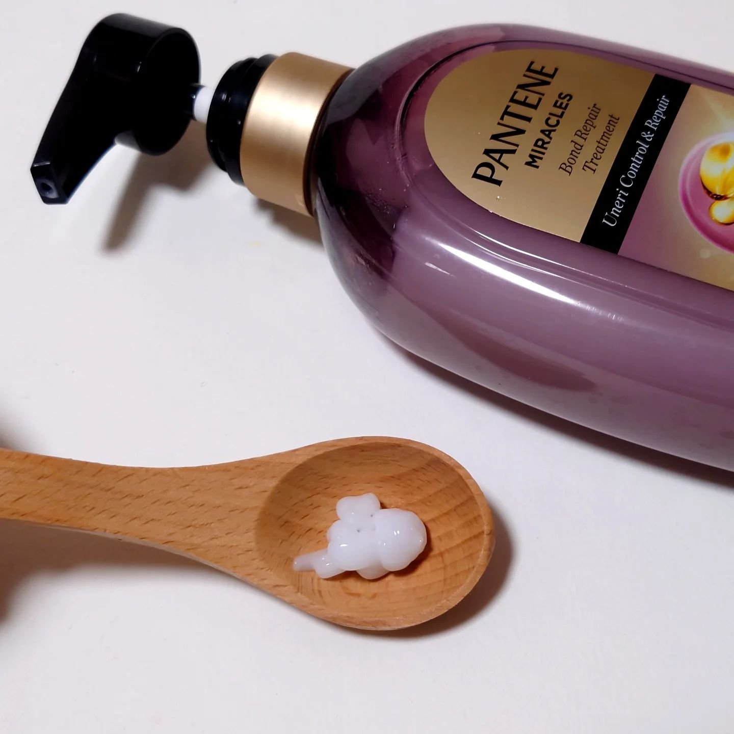 ミラクルズ うねりコントロール&リペア ボンドリペア シャンプー/トリートメント/パンテーン/市販シャンプーを使ったクチコミ（3枚目）