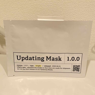 Updating Mask 1.0.0 Type B（透明感）／bright 1セット5枚入り/meol/シートマスク・パックを使ったクチコミ（1枚目）