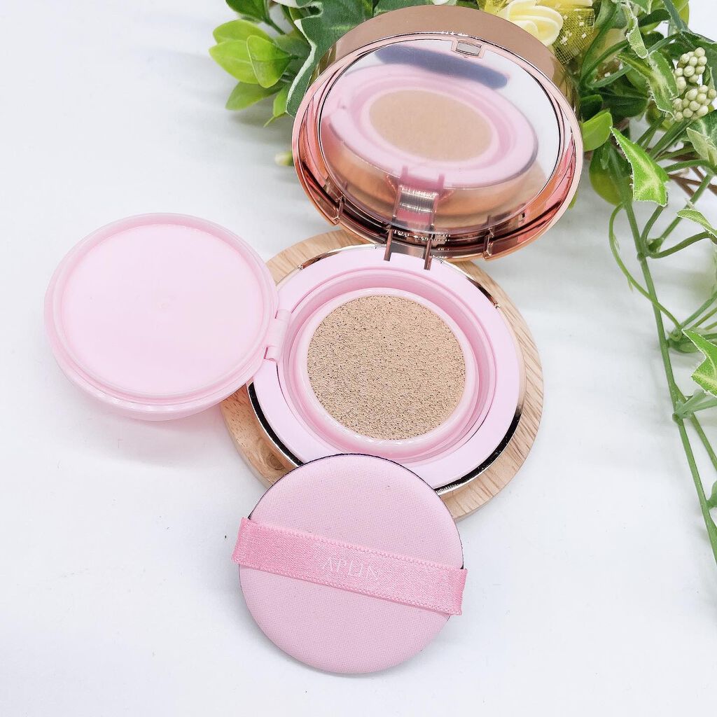 ピンクティーツリーカバークッション/APLIN/クッションファンデーションを使ったクチコミ(1枚目)