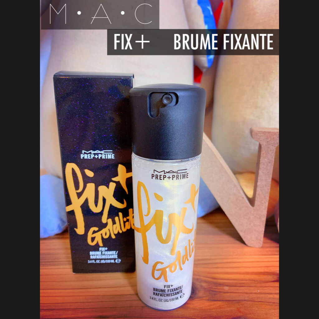 プレップ プライム フィックス+ ゴールドライト／ピンクライト/M・A・C/ミスト状化粧水を使ったクチコミ（1枚目）