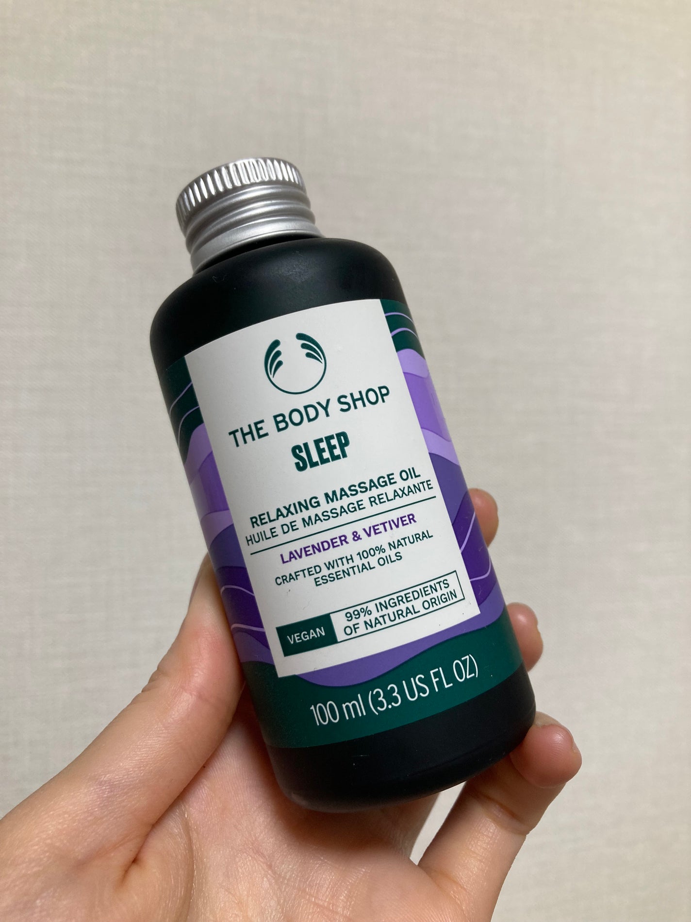 ウェルネス マッサージオイル ラベンダー&ベチバー/THE BODY SHOP/ボディオイルを使ったクチコミ(8枚目)