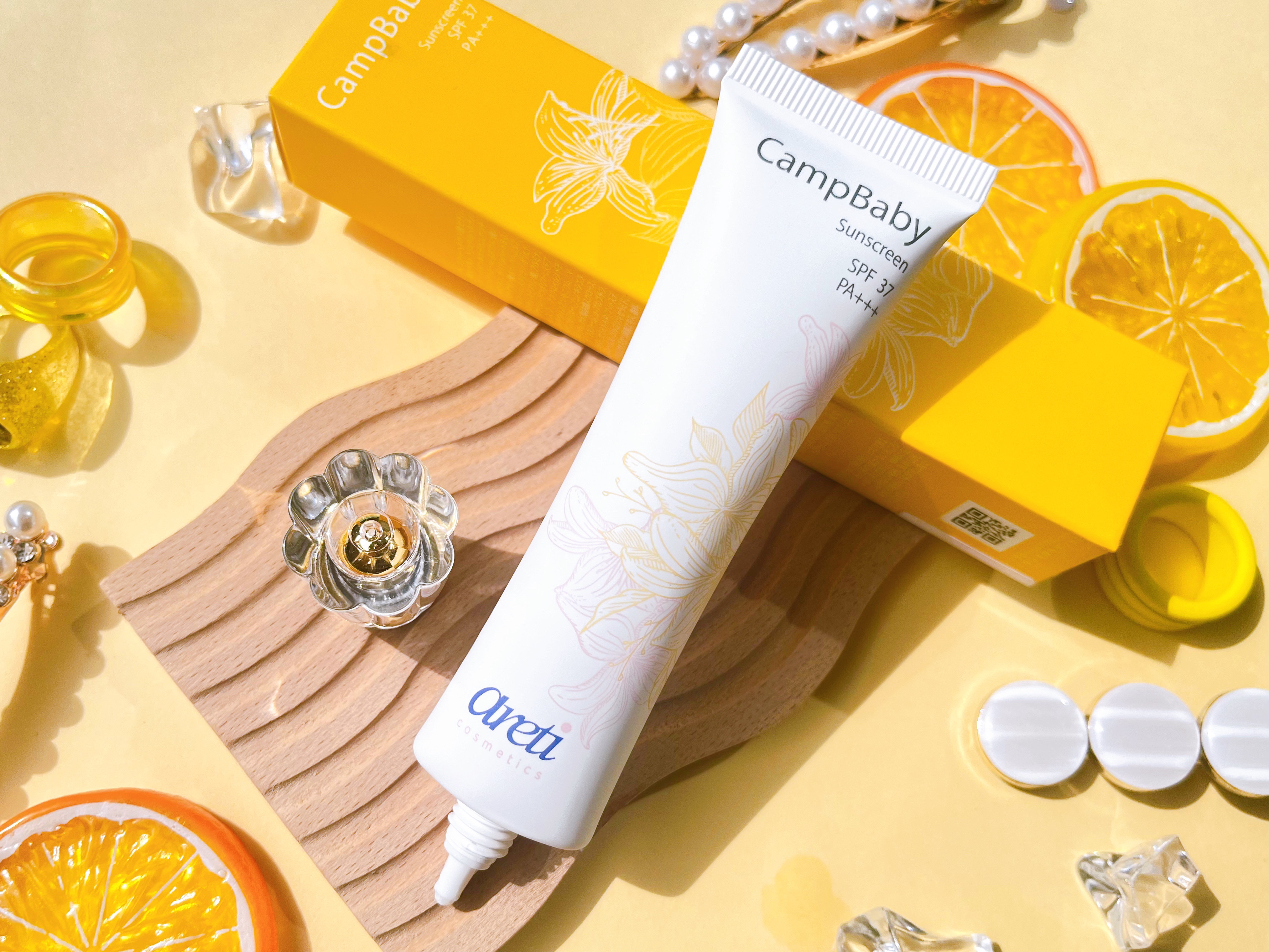 Tri-active 日焼け止め UVクリーム CampBaby u1906/Areti./日焼け止めクリームを使ったクチコミ（2枚目）