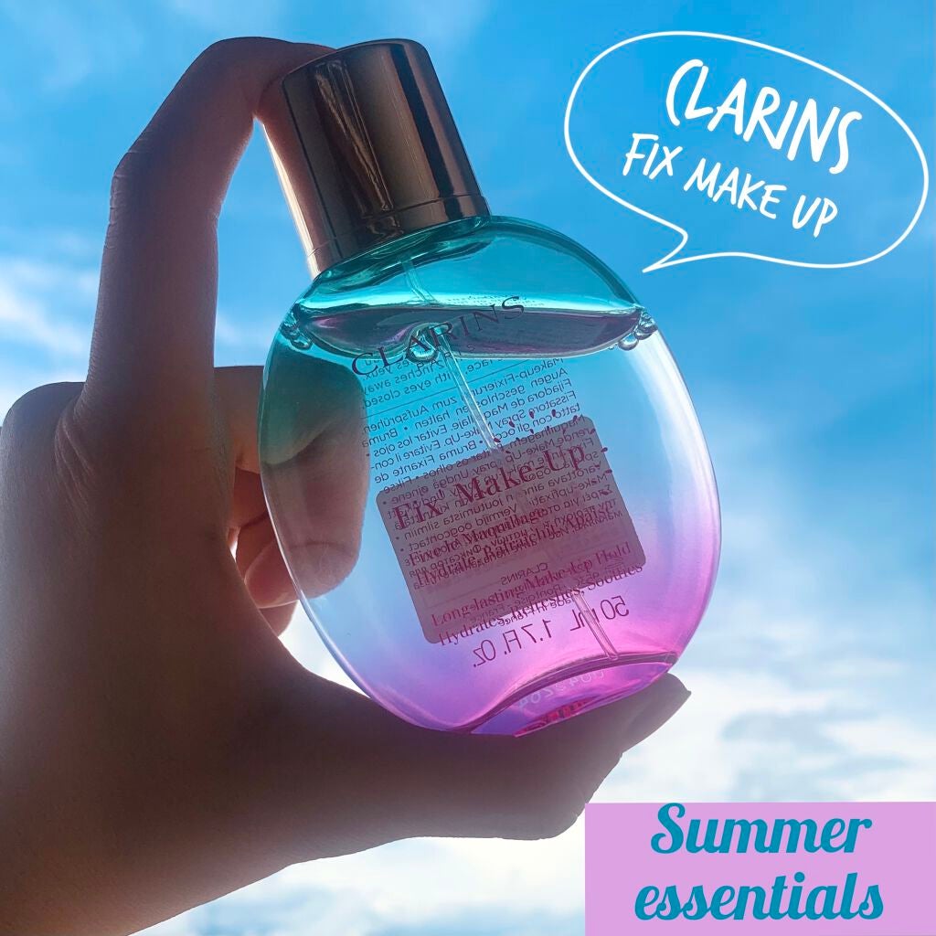 フィックス メイクアップ/CLARINS/ミスト状化粧水を使ったクチコミ(1枚目)