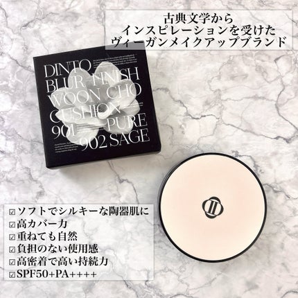 ブラーフィニッシュ雲楚クッション/Dinto/クッションファンデーションを使ったクチコミ(2枚目)