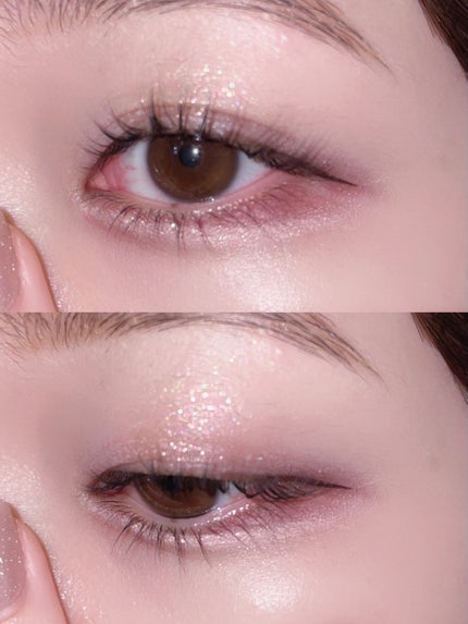 グリッターアイシャドウ/Dear.A/グリッターを使ったクチコミ(5枚目)