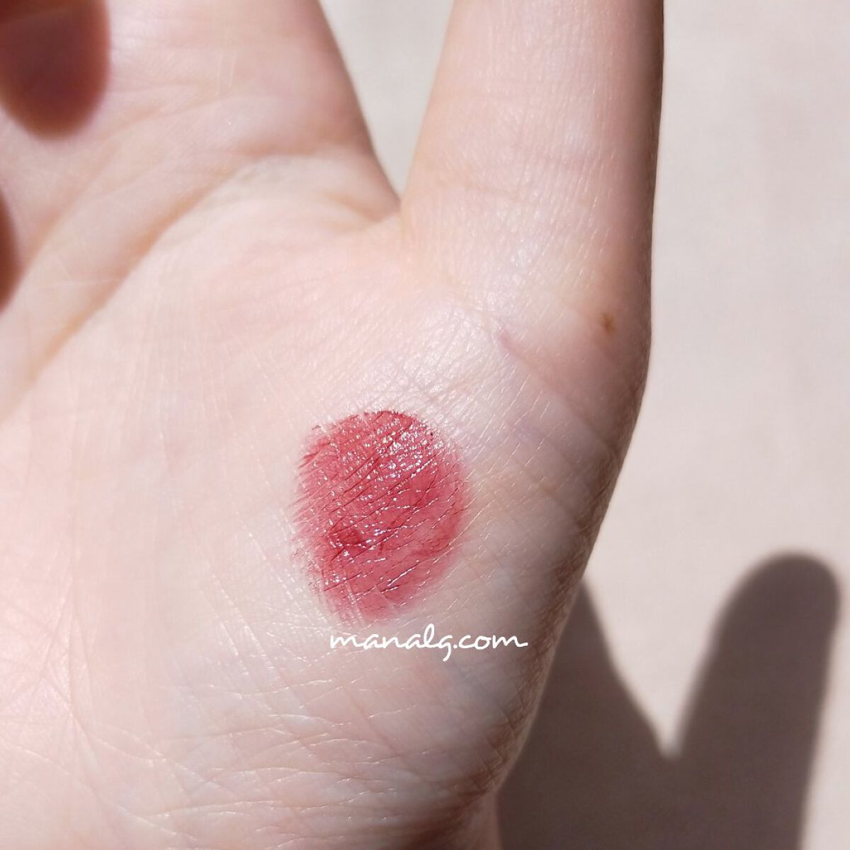 セラムオイルリップスティック  フィグタルト/ミティア オーガニック/口紅を使ったクチコミ（3枚目）