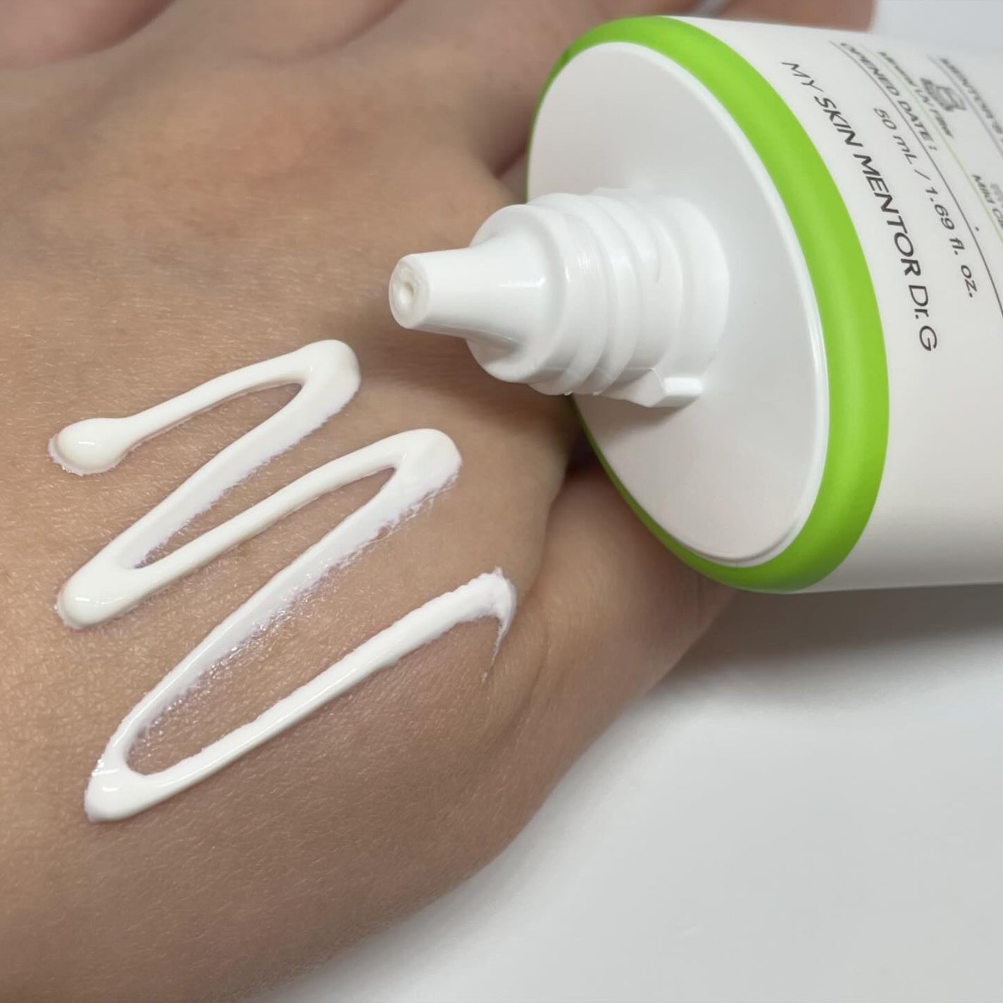 グリーンマイルドアップサンプラス/Dr.G/日焼け止めクリームを使ったクチコミ(4枚目)