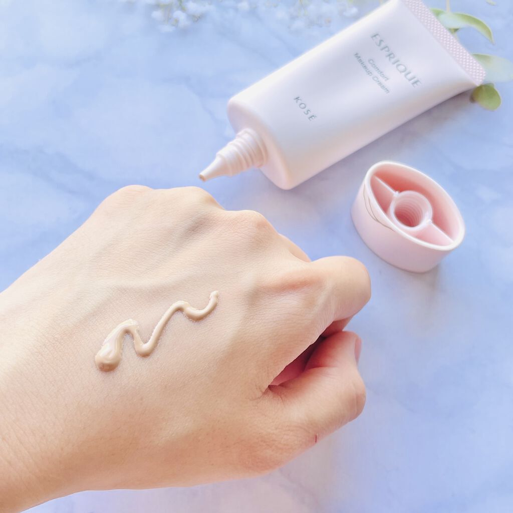 コンフォート メイククリーム〈色つき美容クリーム〉/ESPRIQUE/化粧下地を使ったクチコミ（3枚目）